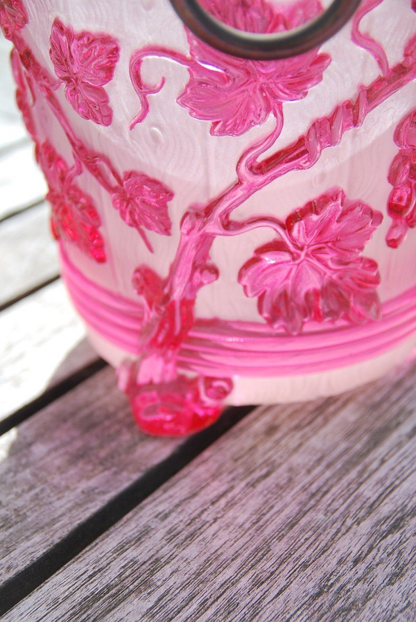 Baccarat Crystal Champagne Bucket, Vines Circa 1880