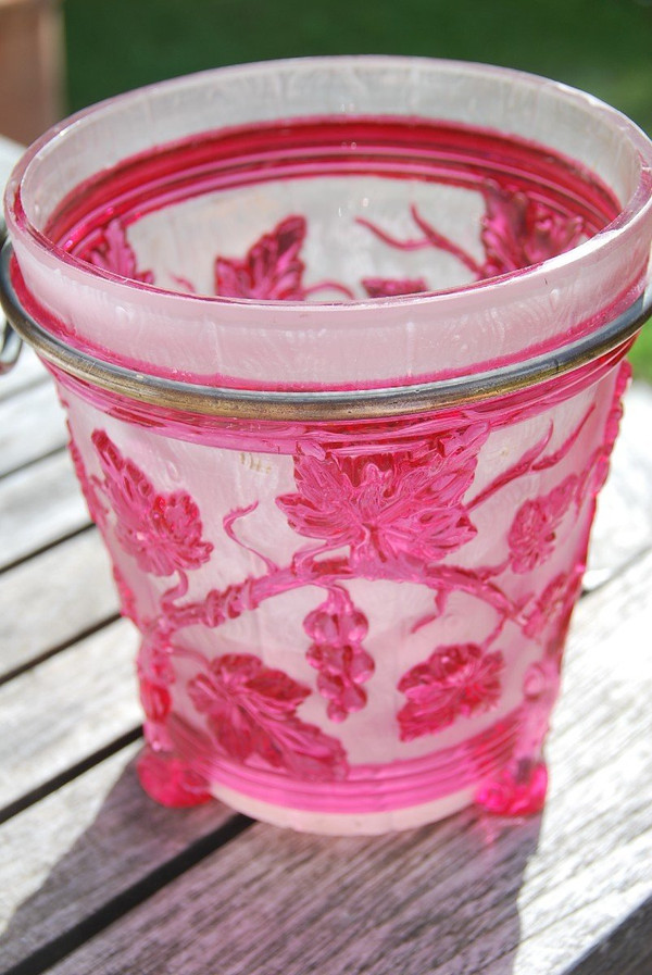 Baccarat Crystal Champagne Bucket, Vines Circa 1880