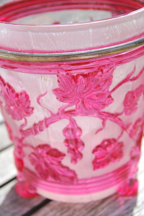 Baccarat Crystal Champagne Bucket, Vines Circa 1880