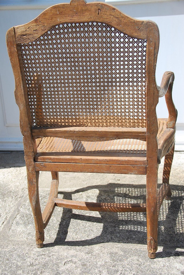 Sessel Canné Epoche Régence XVIII. Jahrhundert