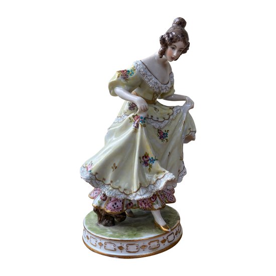 statuette en porcelaine de Scheibe-Alsbach - fin 19e