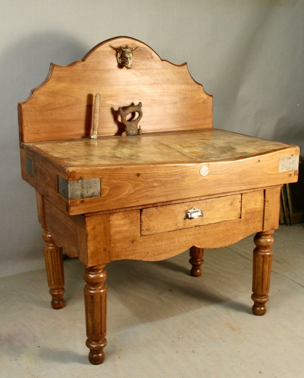 Antique Butcher's Block
