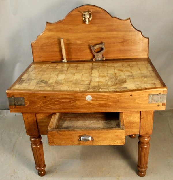 Antique Butcher's Block