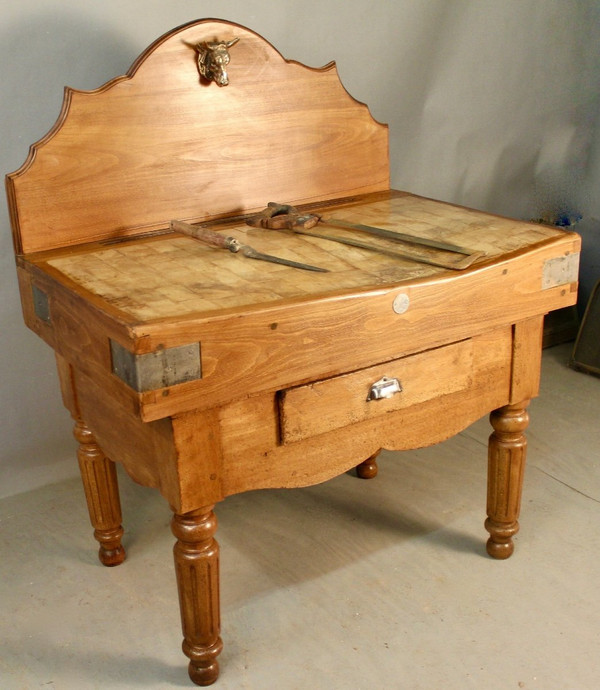 Antique Butcher's Block