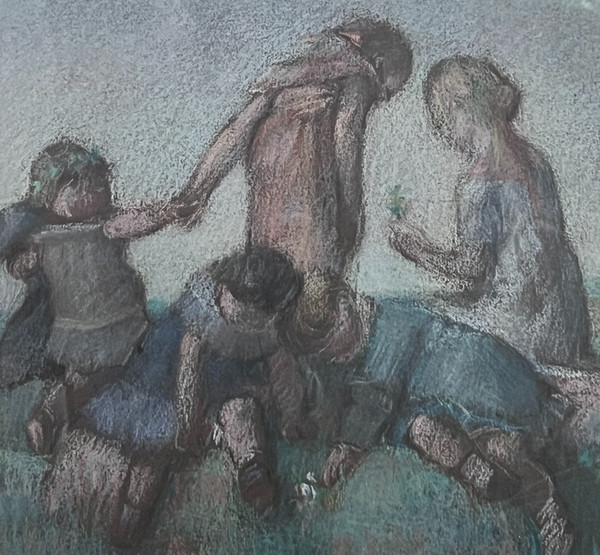 Charles Emmanuel Serret (1824-1900) - Jeux d'Enfants, circa 1890