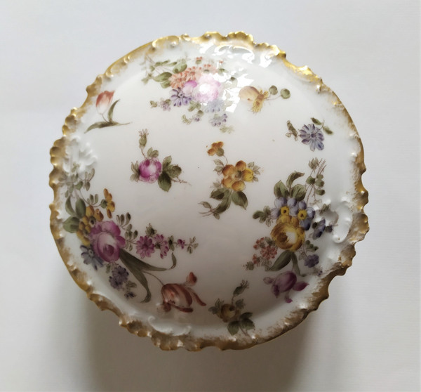 Limoges-Porzellan GDA Dose Bonbonnière Coffret