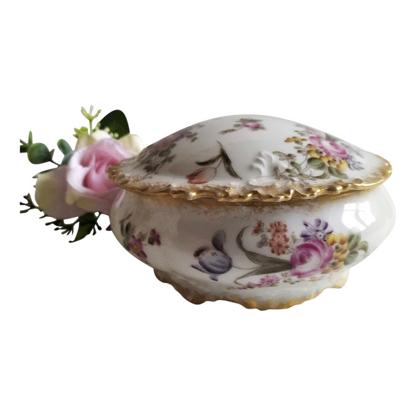Limoges-Porzellan GDA Dose Bonbonnière Coffret