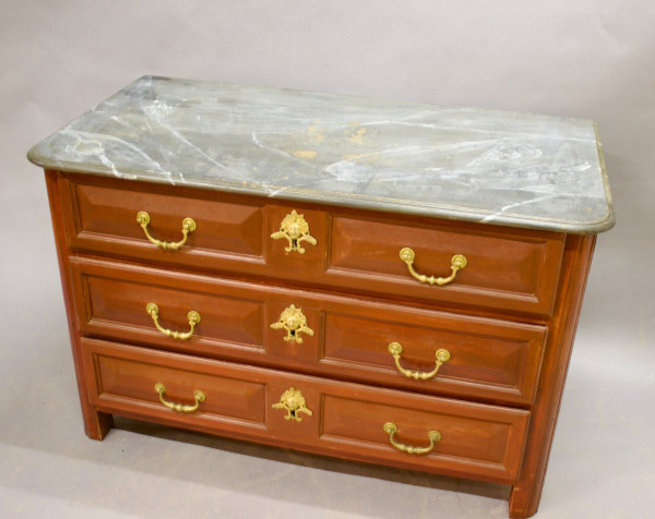 Kommode Louis XIV Oben Kunstmarmor