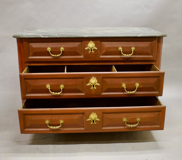 Kommode Louis XIV Oben Kunstmarmor