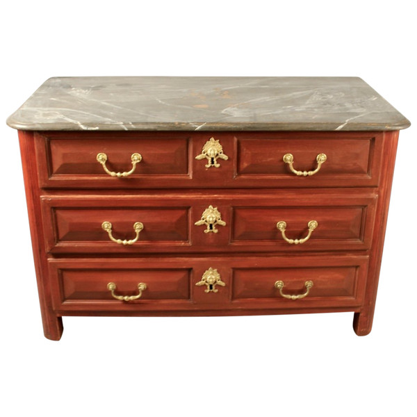 Kommode Louis XIV Oben Kunstmarmor