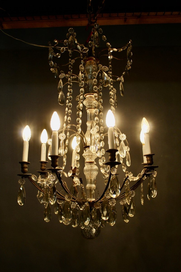 Lampadario a 8 bracci luminosi XIX secolo
