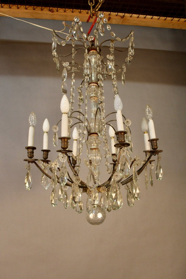 Lampadario a 8 bracci luminosi XIX secolo