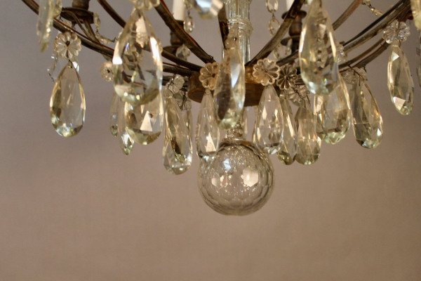Lampadario a 8 bracci luminosi XIX secolo
