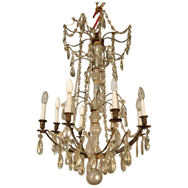 Lampadario a 8 bracci luminosi XIX secolo