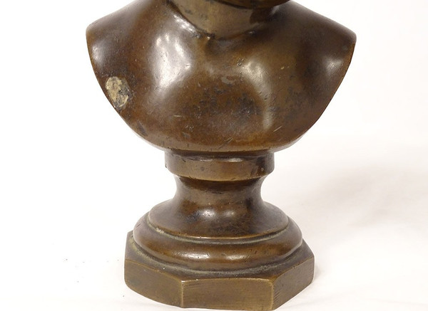 Coppia di sculture in bronzo Jean Qui Rit Jean Qui Pleure d'ap. Houdon XIX secolo