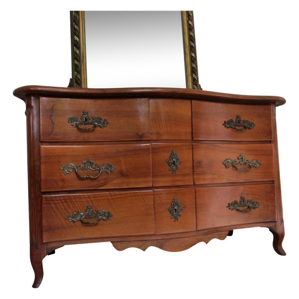 Commode galbée Louis XV