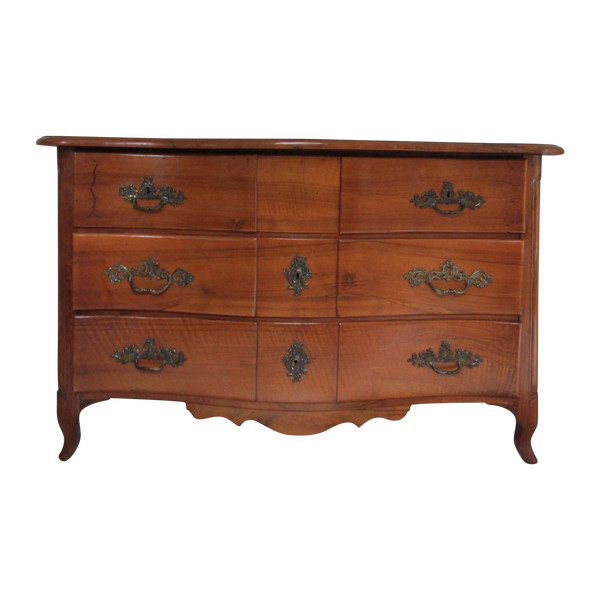 Commode galbée Louis XV