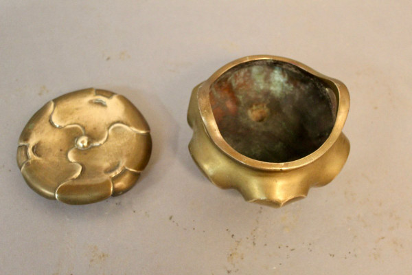 Große Tripode Parfümbrenner Aus Bronze China