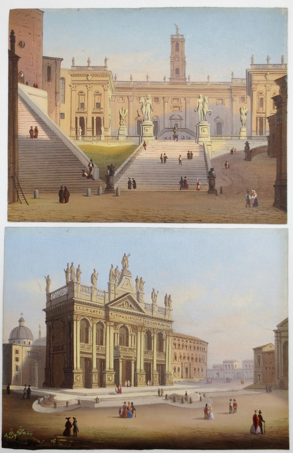 Vues de Rome, XIXe siècle.