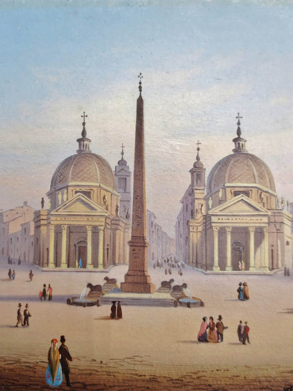 Vues de Rome, XIXe siècle.  