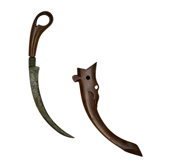 Korambi KNIFE, also called Lawi Ayam - Sumatra, Indonesia - About 1900