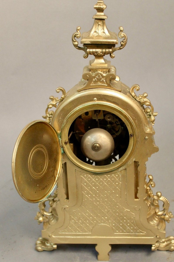 Bronze Baroque Clock