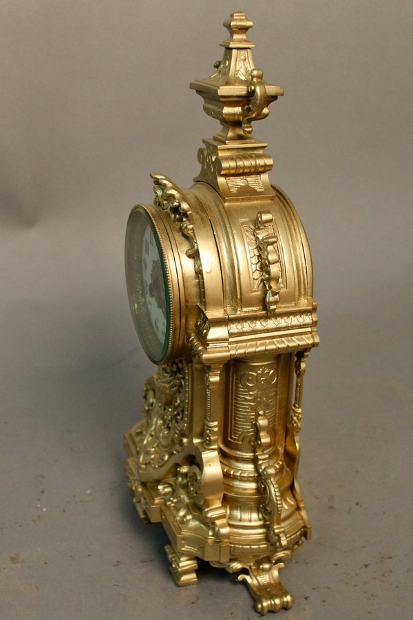 Bronze Baroque Clock