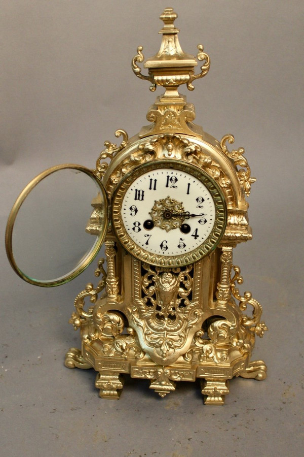 Bronze Baroque Clock