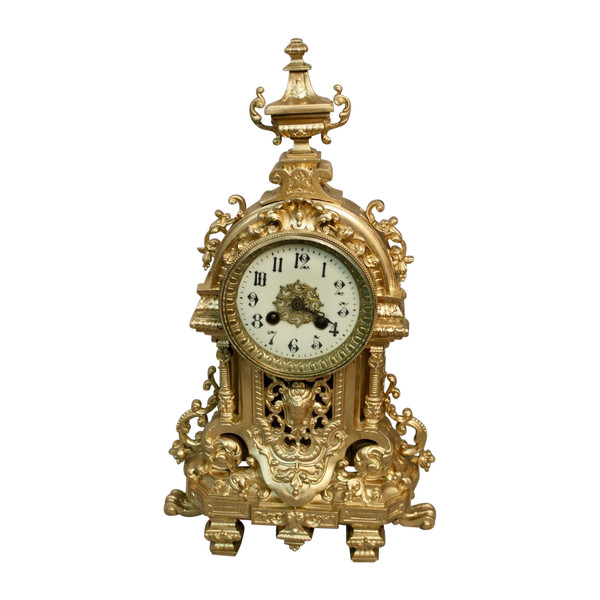 Bronze Baroque Clock