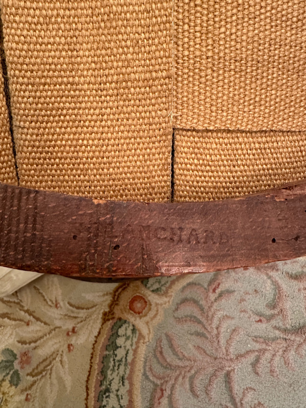 Nicolas Blanchard, Bergère Stamped Louis XV circa 1750