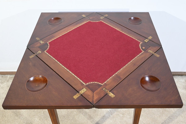 Table Mouchoir en Acajou Massif – 1920