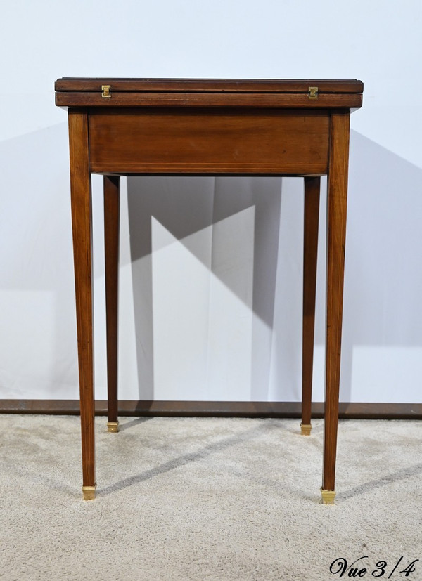 Table Mouchoir en Acajou Massif – 1920