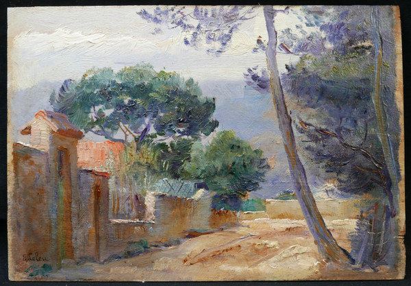 Ernest LELEU, Two views of Cap Martin