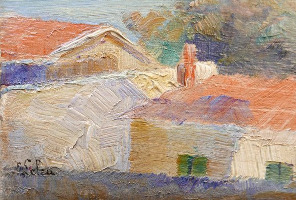 Ernest LELEU, Two views of Cap Martin