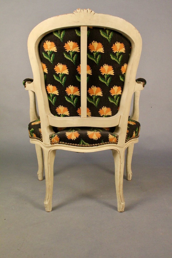 Pair De Fauteuils Cabriolet Style Louis XV