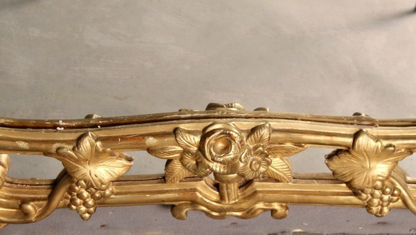Large Raisin Mirror with Parecloses