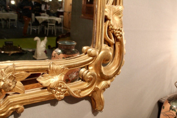 Large Raisin Mirror with Parecloses
