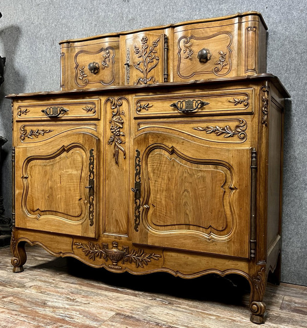 Provenzalische Anrichte im Stil von Louis XV aus Obstholz, Epoche XXeme