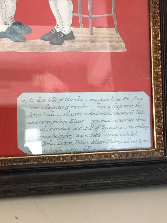 Tavola di una caricatura inglese