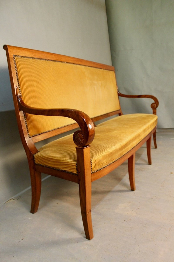 Mahogany Bench, 19th Century Restoration Period