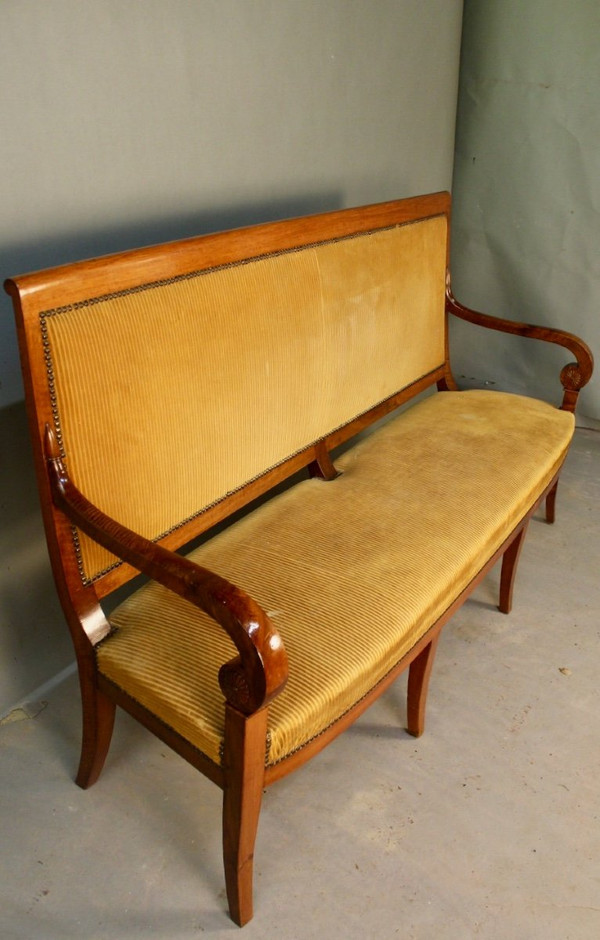 Mahogany Bench, 19th Century Restoration Period