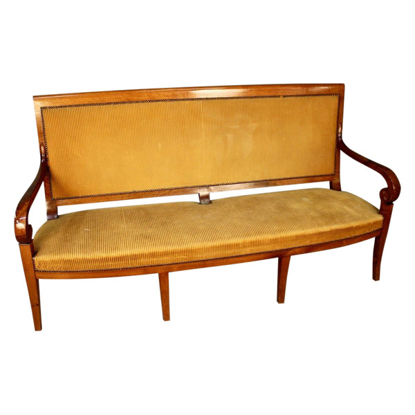 Mahogany Bench, 19th Century Restoration Period