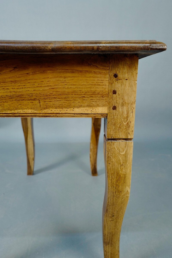 Table à écrire En Chêne Style Louis XV