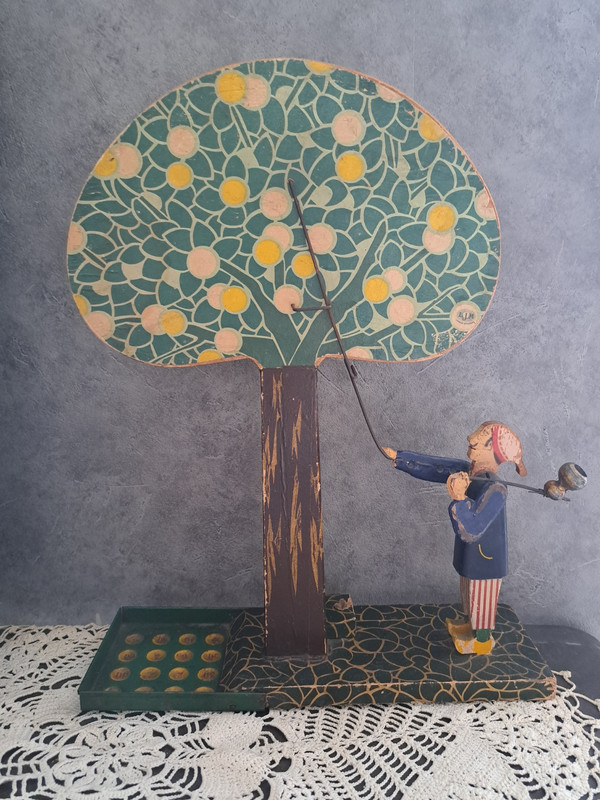Jeu du pommier en bois sans billes année vers 1930