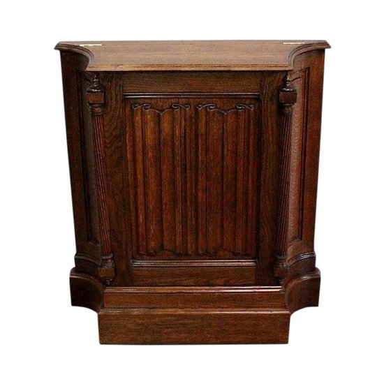  "Jeanselme" in-between furniture in solid oak, Renaissance taste - Late 19th century