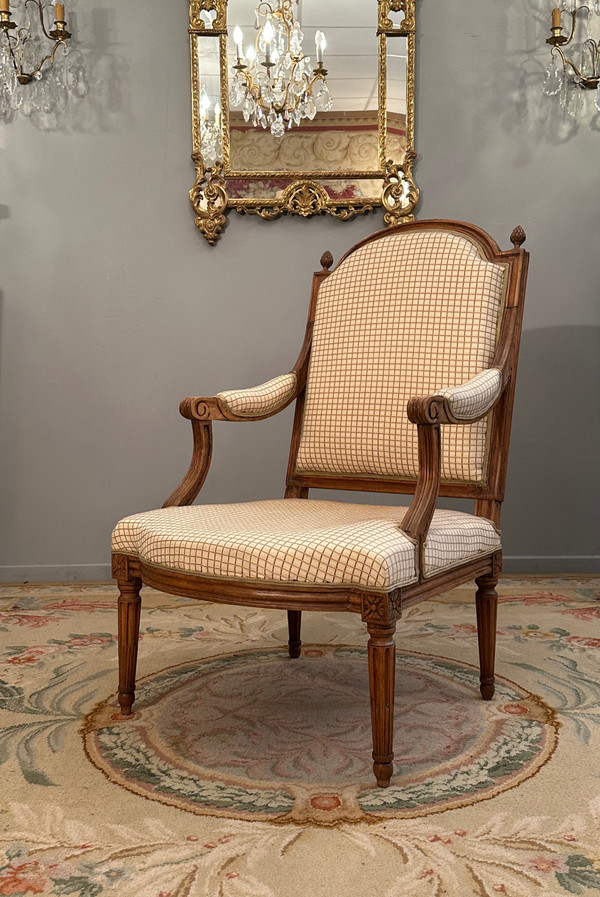 Large Louis XVI Period Armchair Circa 1780