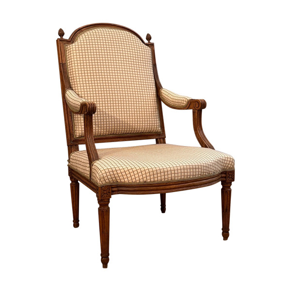 Large Louis XVI Period Armchair Circa 1780