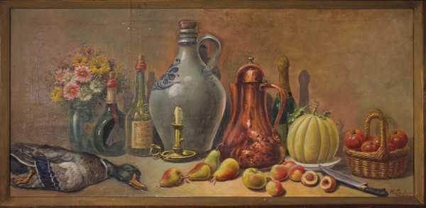 Nature morte signée H. Coulon-19° Siècle