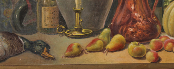 Nature morte signée H. Coulon-19° Siècle