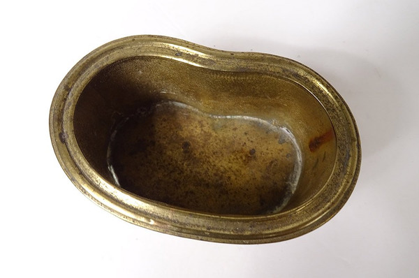 Encrier Louis XV Rognon Bois de Rose Bronze Bougeoir XVIIIème Siècle